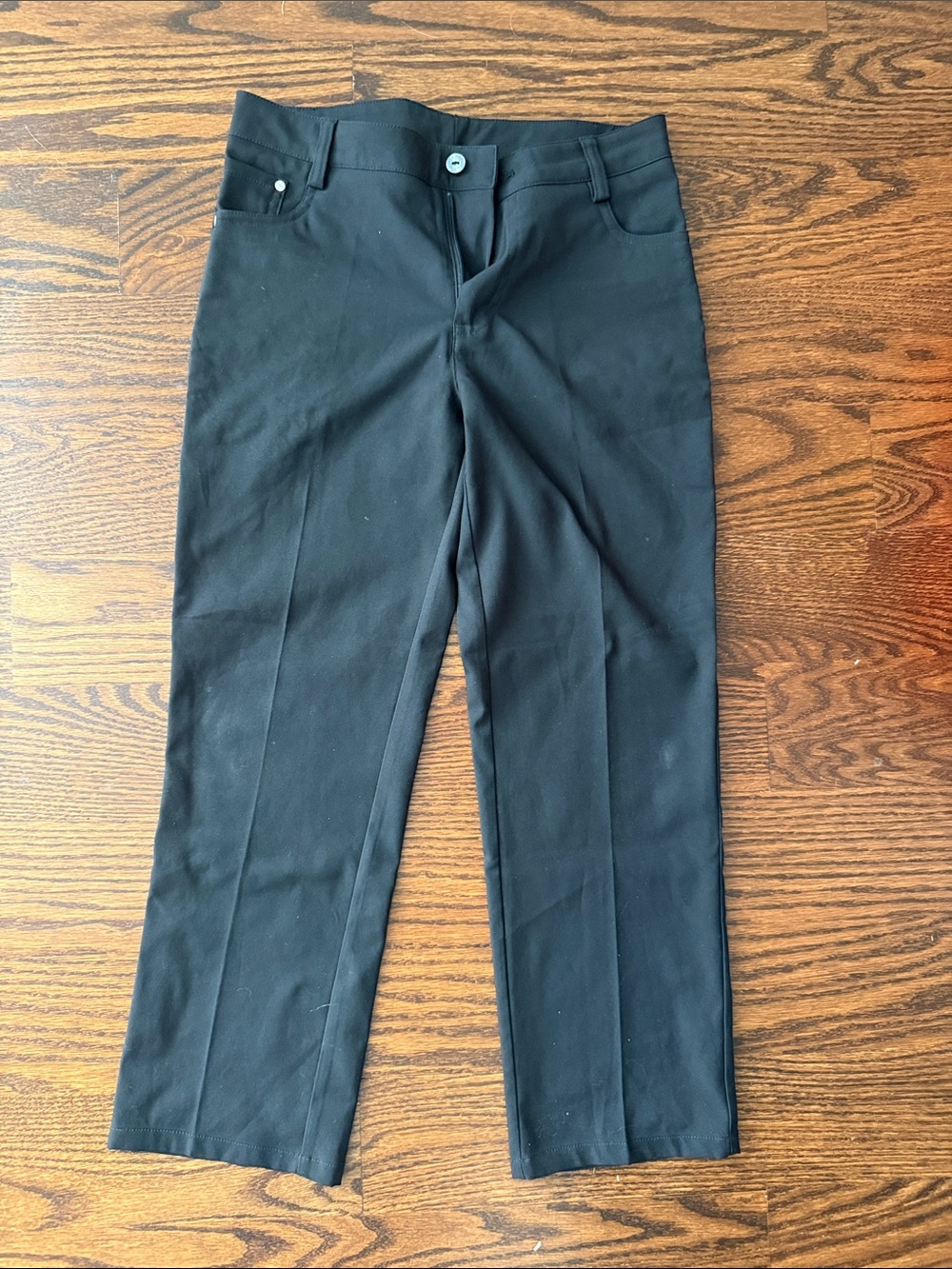 Puma Kids Black Casual Golf Pants